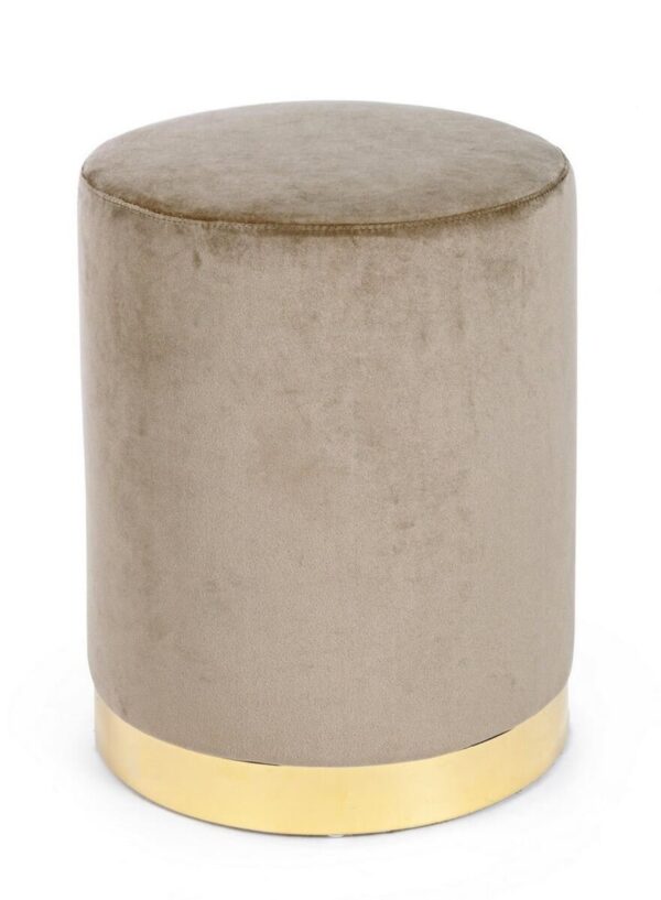 Pouf in velluto "Lucilla" Bz - immagine 3