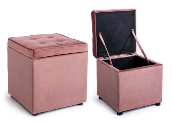 Set 2 Pouf "Bellville" Bz - immagine 15