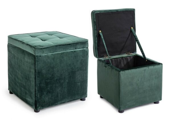 Set 2 Pouf "Bellville" Bz - immagine 17