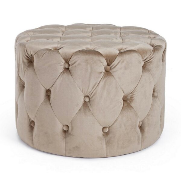 Pouf in velluto"Lorella" Bz