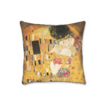 Cuscino arredo "Il Bacio di Klimt" Tessitura Randi
