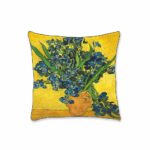 Cuscino arredo "Irises di Van Gogh" Tessitura Randi