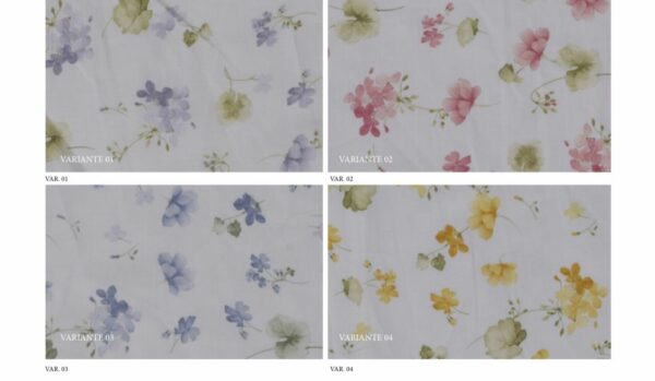 Completo lenzuola "Gelsomini" Burgassi home - immagine 2