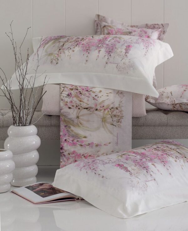 Completo lenzuola matrimoniale "Glicine" Blumarine