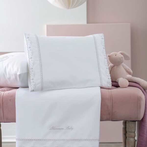 Completo lenzuola culla "Fred" Blumarine Baby