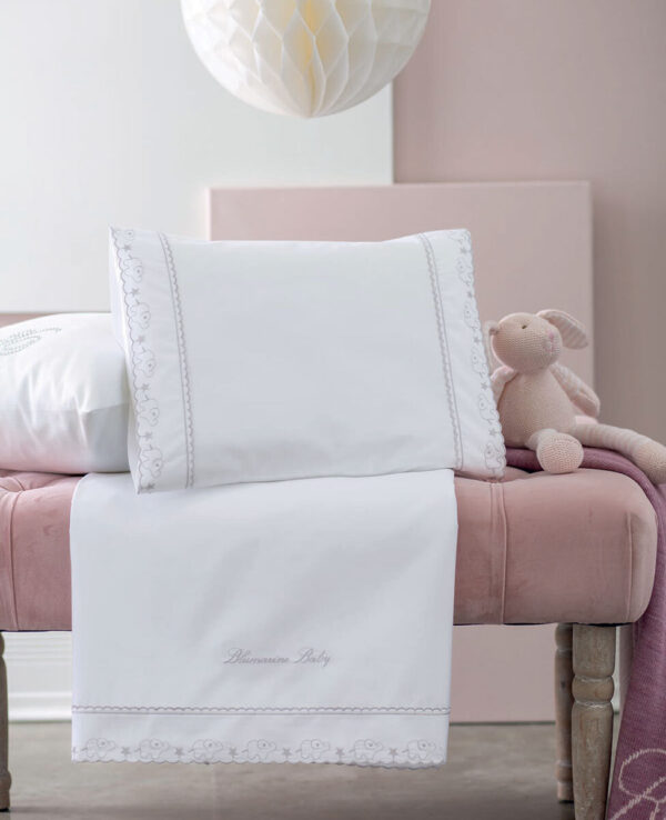 Completo lenzuola culla "Fred" Blumarine Baby
