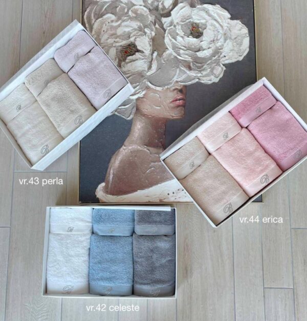 Tris di asciugamani "Benessere" Blumarine