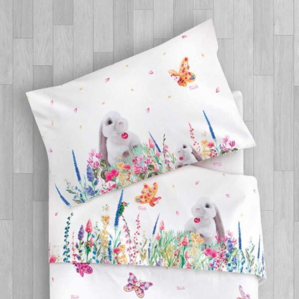 Completo lenzuola lettino “Butterfly” Trudi