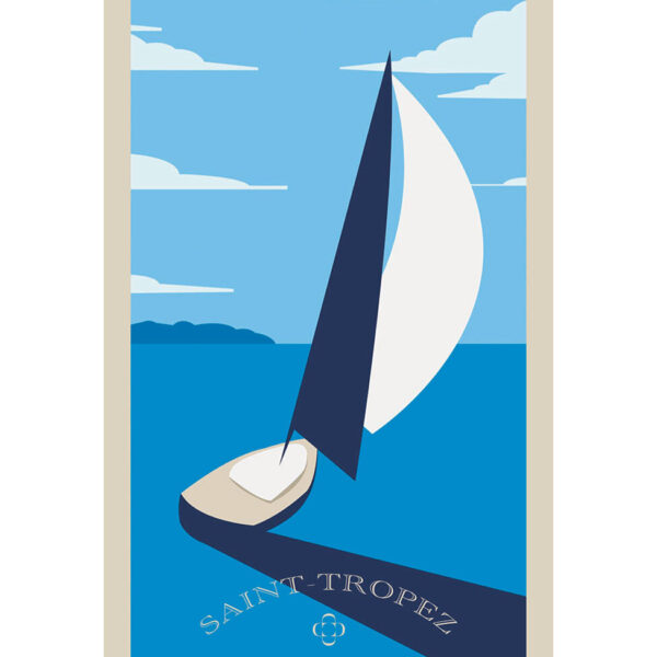 Telo mare in microfibra con pochette "Sailing" Svad Dondi