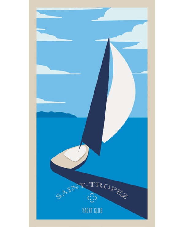 Telo mare in microfibra con pochette "Sailing" Svad Dondi