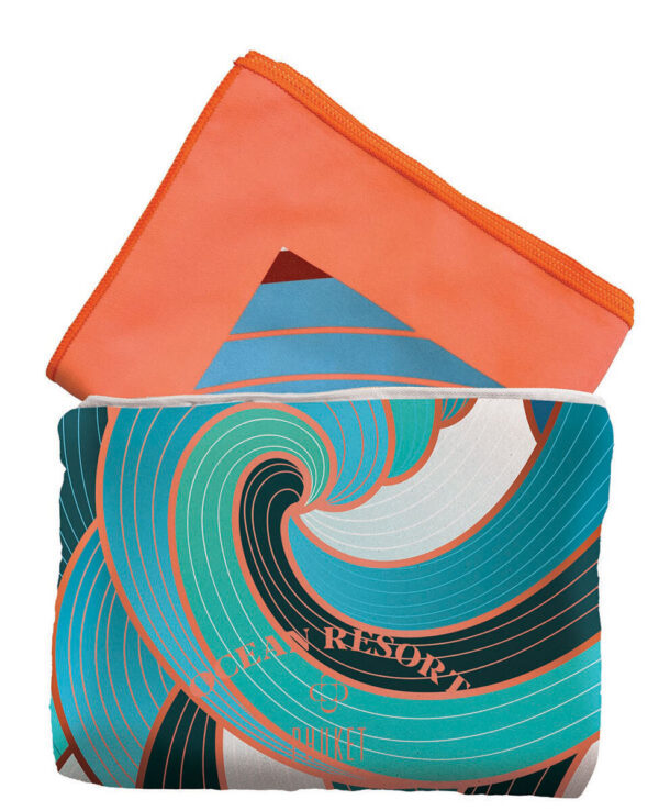 Telo mare in microfibra con pochette "Phuket" Svad Dondi - immagine 2