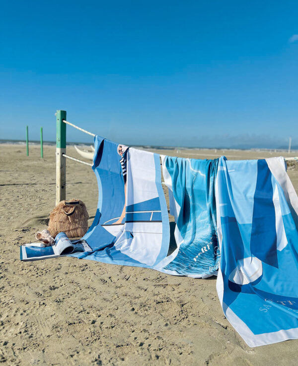 Telo mare in microfibra con pochette "Sailing" Svad Dondi - immagine 3