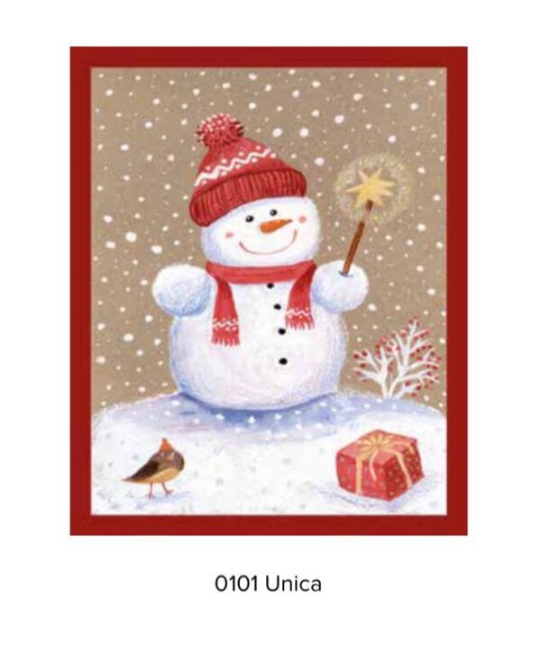 Plaid natalizio "Olaf" Linea Oro - immagine 2