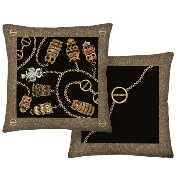 Cuscino arredo in velluto "Iconic Lucky" Borbonese