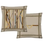 Cuscino arredo in velluto "Iconic Pegaso" Borbonese