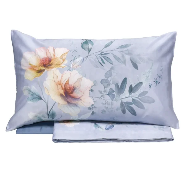 Completo lenzuola matrimoniale "Peony" Tessitura Randi