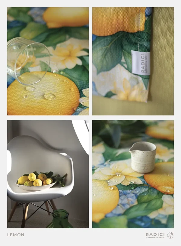 Tovaglia antimacchia "Lemon" Tessitura Randi - immagine 2