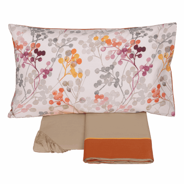 Completo lenzuola "Bacche" Fazzini