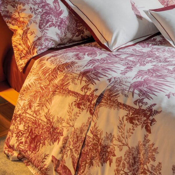 Parure lenzuolo copriletto "Jungle Whisper" Fazzini - immagine 2