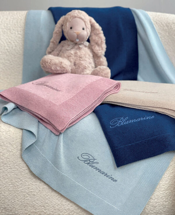 Copertina in misto cachemire "Asia" Blumarine Baby