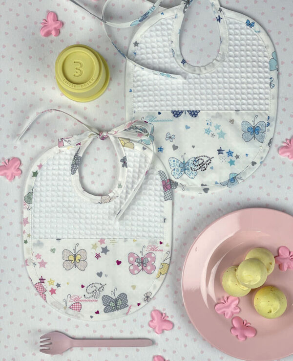 Set 3 bavaglini "Farfalle" Blumarine Baby