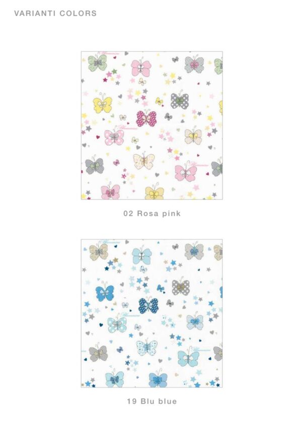 Set copripiumino culla "Farfalle" Blumarine Baby - immagine 2