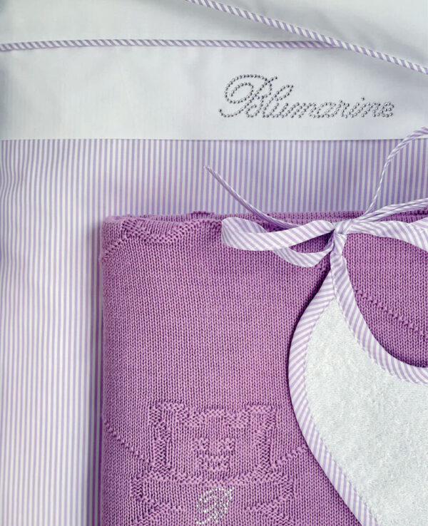 Completo copripiumino lettino "Navy" Blumarine Baby - immagine 3