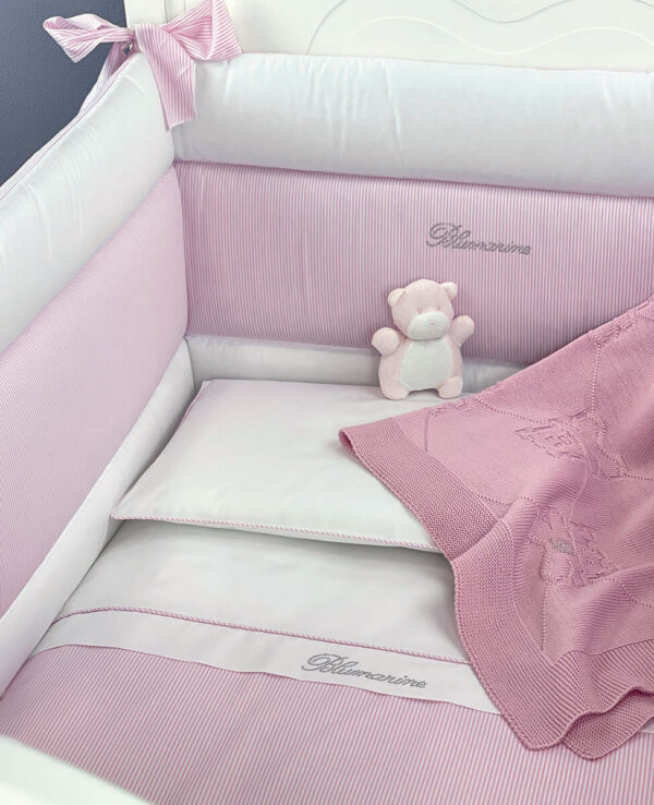Completo copripiumino lettino "Navy" Blumarine Baby - immagine 4