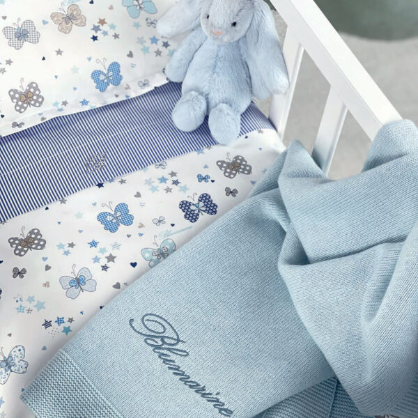 Set copripiumino culla "Farfalle" Blumarine Baby
