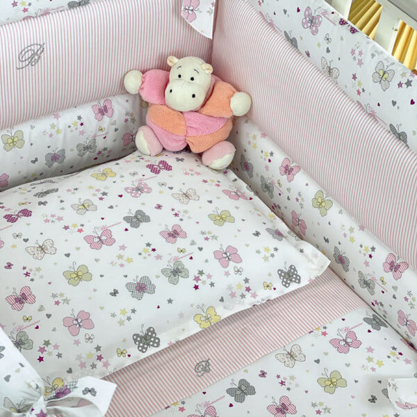 Set copripiumino lettino "Farfalle" Blumarine Baby