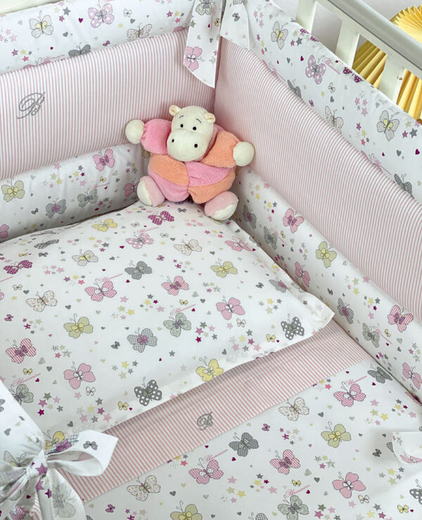 Set copripiumino lettino "Farfalle" Blumarine Baby